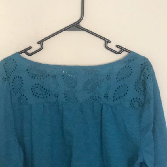 Cute teal color top from St John’s Bay!  Size XL - Picture 5 of 5